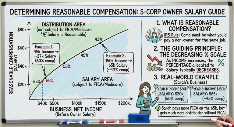 Reasonable compensation factors for S-Corp officer salary determination